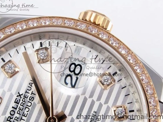 Bracelet Silver 36 Dial Best SS Edition VSF Steel 1:1 904L on 126281rbr Jubilee Textured DateJust VS3235 0216